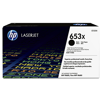 Mực in Laser màu đen HP 653X High Yield Black Original LaserJet Toner Cartridge (CF320X)