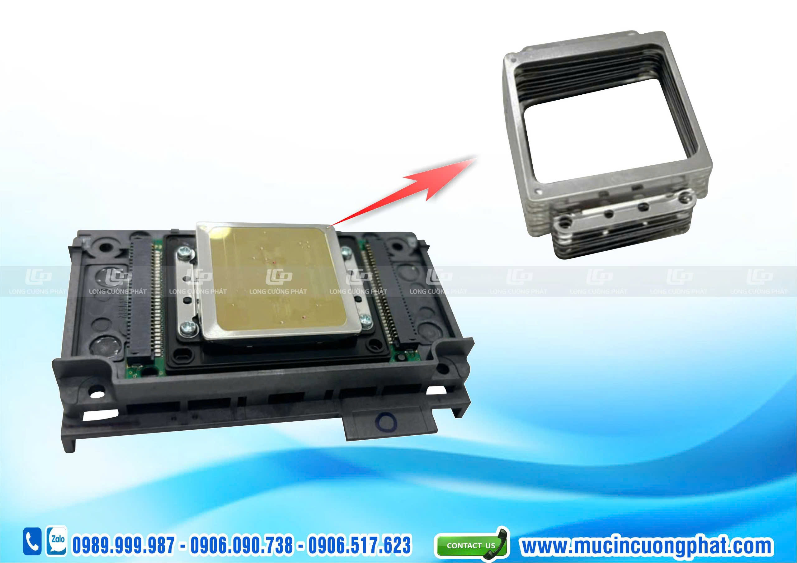 Khung thép bảo vệ đầu in Epson L8050/L18050/L8100