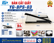 Bàn cắt giấy cao cấp YG-BPS-3, Cắt Khổ B4