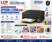 Máy in phun màu Epson ecotank L1350 - Kết nối Wifi