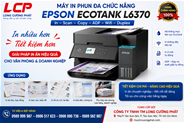 Máy in phun màu đa năng Epson L6370, in 2 mặt kết nối wifi, Lan - ADF