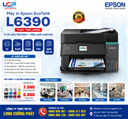 Máy in Epson ecotank L6390, In scan copy fax - in 2 mặt tự động